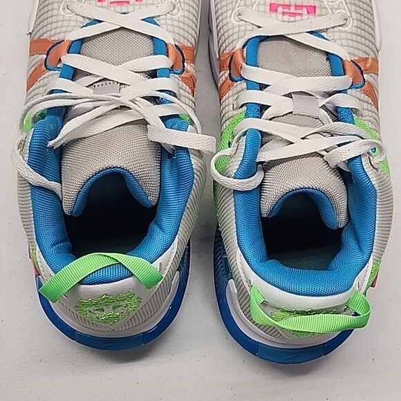 Nike LeBron Witness 7 Sneakers Grey Fog Hyper Pink DM1123-003 Trainers Size 10 - Picture 5 of 15